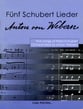 Funf Schubert Lieder (Webern) Study Scores sheet music cover